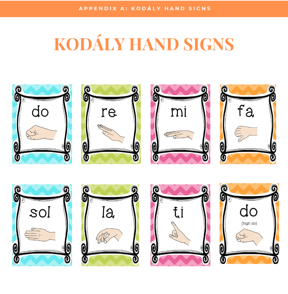 KODÁLY HAND SIGNS